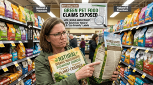 Exposing misleading greenwashing claims in pet food marketing