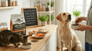 High-quality protein sources for healthier pet nutrition and wellness.