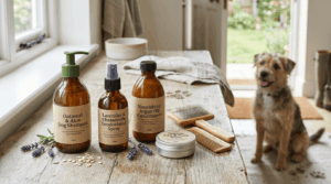 Natural organic dog grooming products and eco-friendly supplies