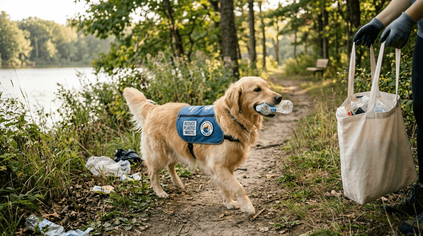 Reducing plastic waste in dog care with eco-friendly alternatives