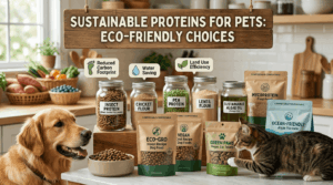 Sustainable protein sources and ingredients for eco-friendly pet food