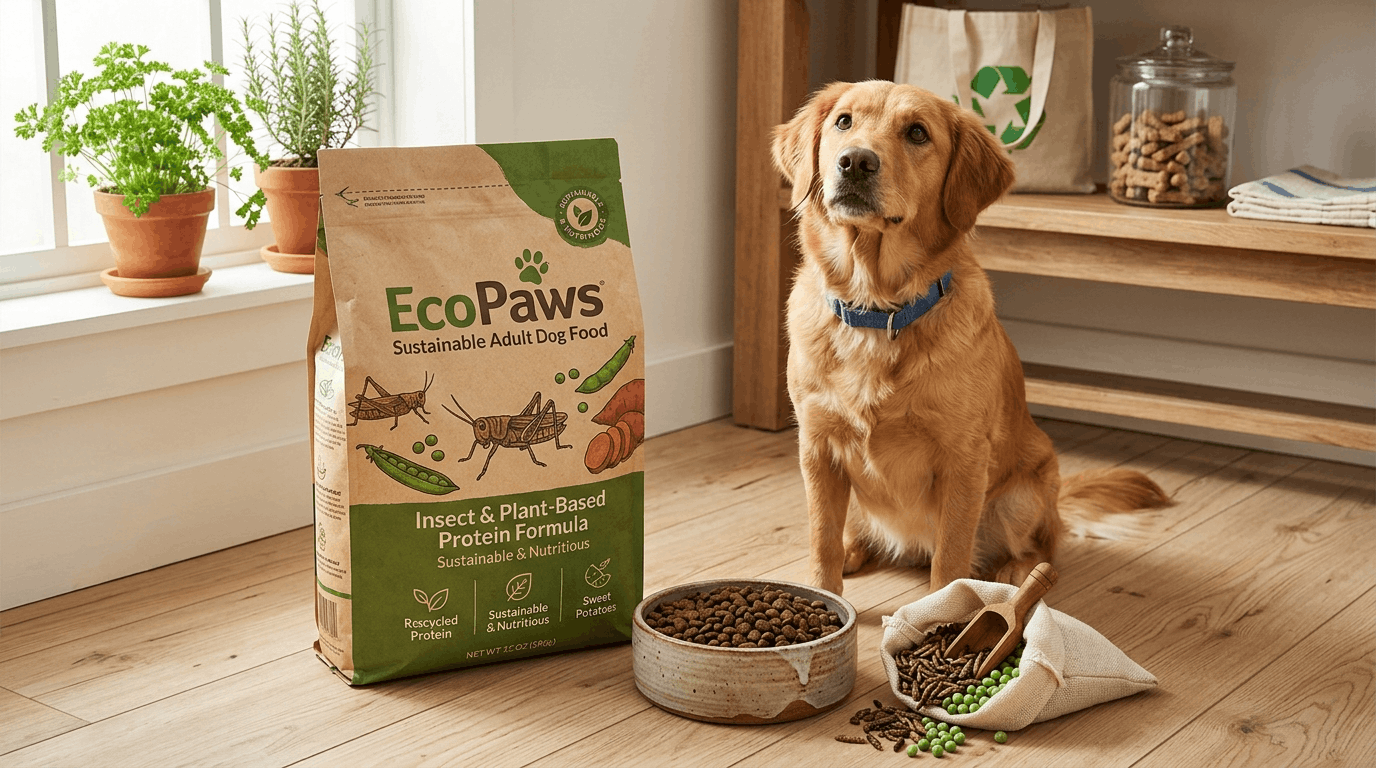 Sustainable protein sources for environmentally friendly pet nutrition