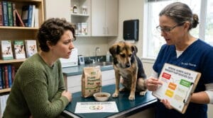 Incomplete eco dog diets with nutritional deficiency concerns and vet consultation